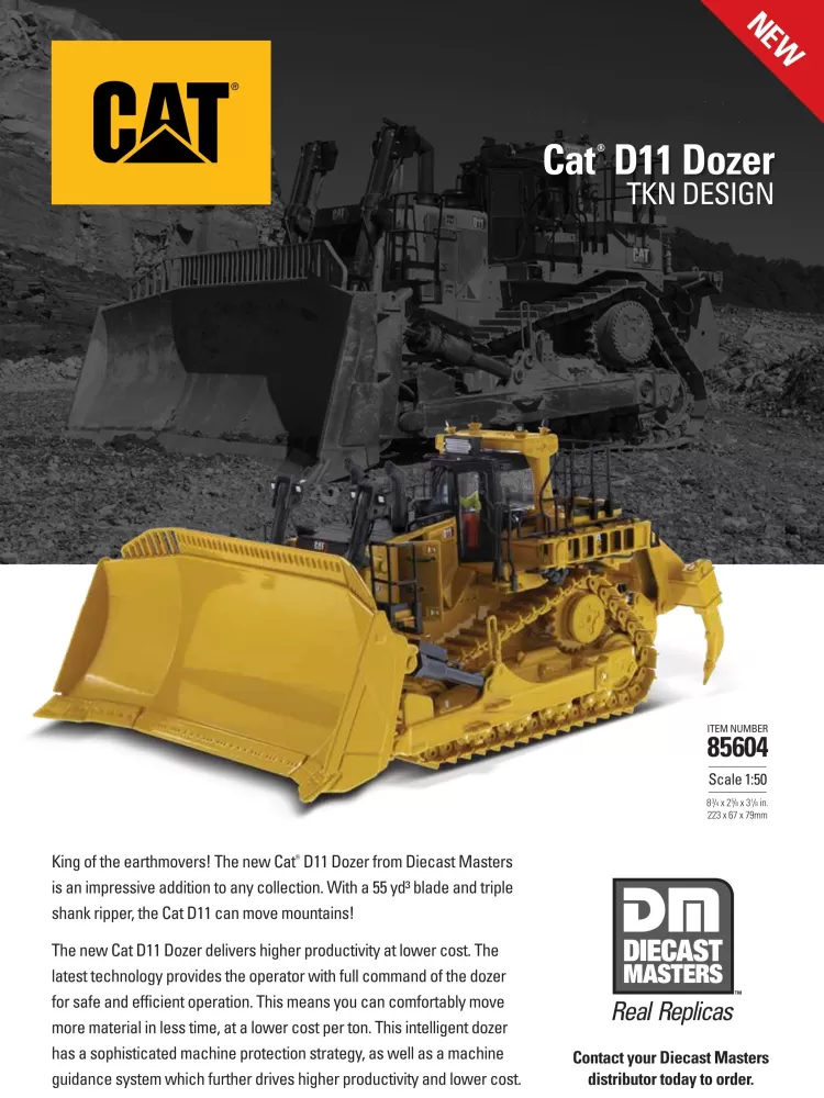 Caterpillar D11 TKN DESIGN Diecast Masters Flyer 85604.pdf